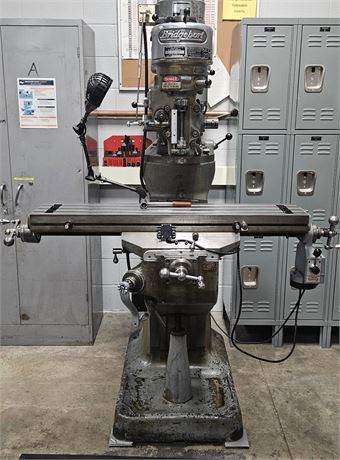 Uw Machine Shop UW SWAP Online Auction - Bridgeport Knee Milling Machine (UW-Madison)