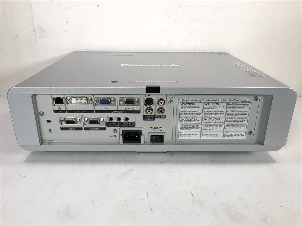 Panasonic Projector Control UW SWAP Online Auction - LCD Projector (B12)