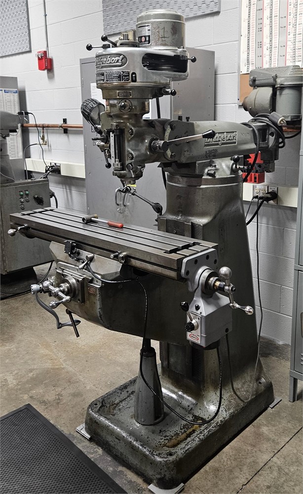 Uw Machine Shop UW SWAP Online Auction - Bridgeport Knee Milling Machine (UW-Madison)
