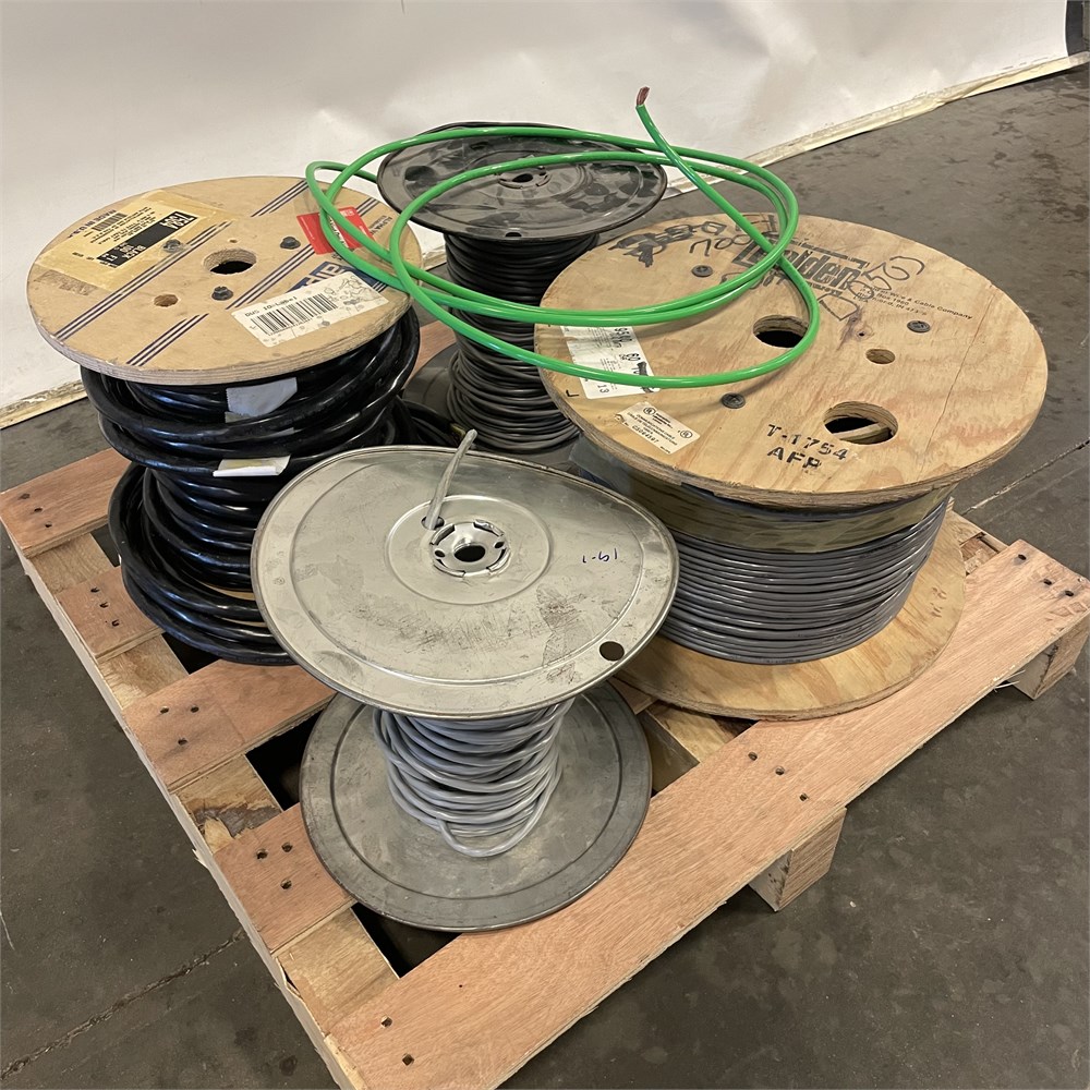 UW SWAP Online Auction - Lot of 4 Wire Spools (6C2)